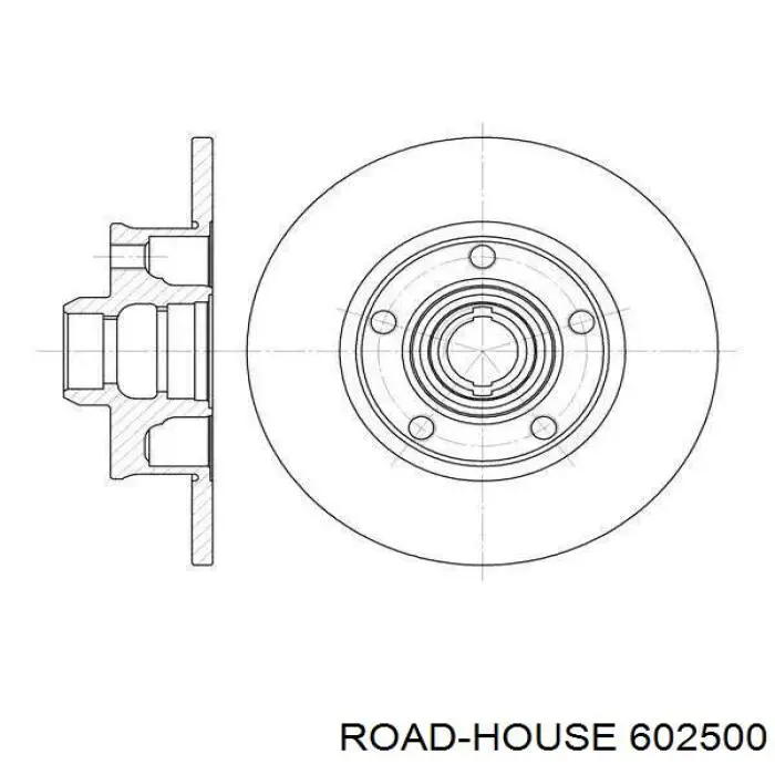 Тормозные диски 602500 Road House