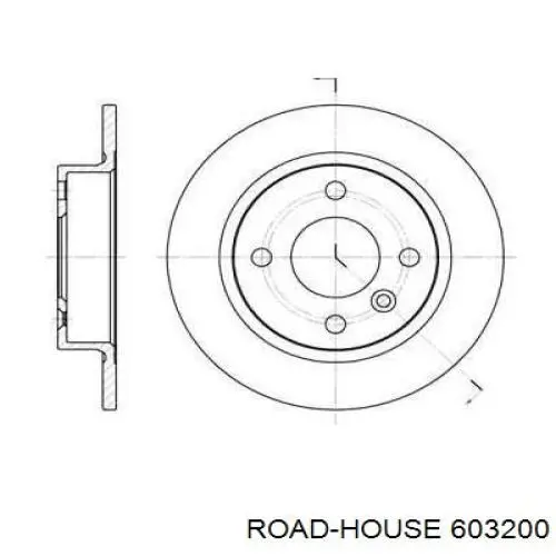 Тормозные диски 603200 Road House