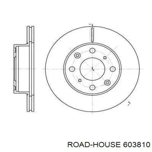 Передние тормозные диски 603810 Road House