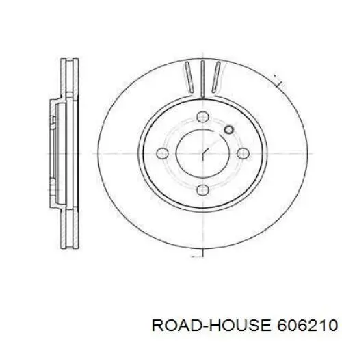 606210 Road House диск тормозной передний