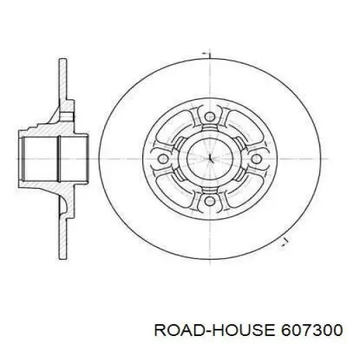 607300 Road House тормозные диски