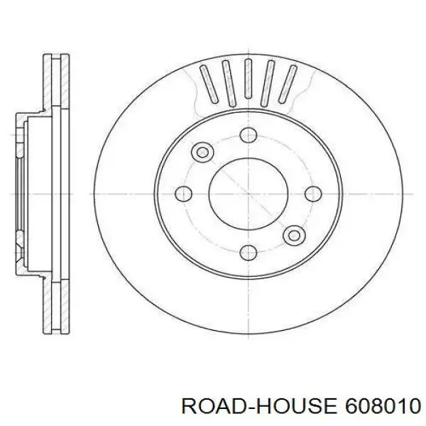 Передние тормозные диски 608010 Road House