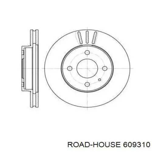 Передние тормозные диски 609310 Road House