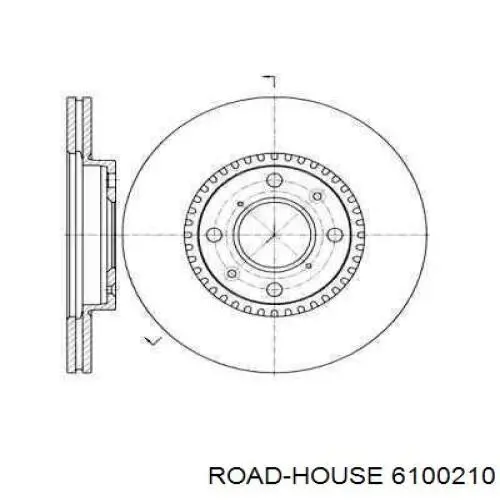 Передние тормозные диски 6100210 Road House