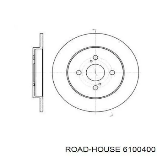 Тормозные диски 6100400 Road House