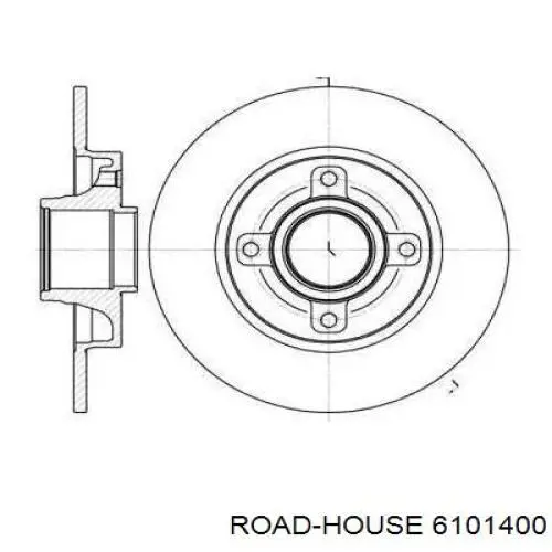 Тормозные диски 6101400 Road House