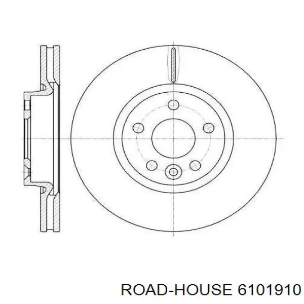 Передние тормозные диски 6101910 Road House