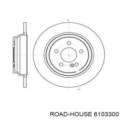 Тормозные диски 6103300 Road House