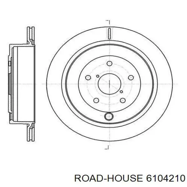 61042.10 Road House тормозные диски