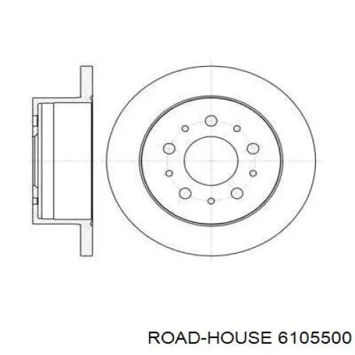 Тормозные диски 6105500 Road House