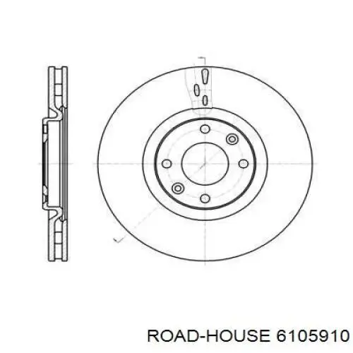 61059.10 Road House тормозные диски