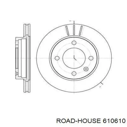 6106.10 Road House диск тормозной передний
