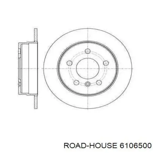 Тормозные диски 6106500 Road House