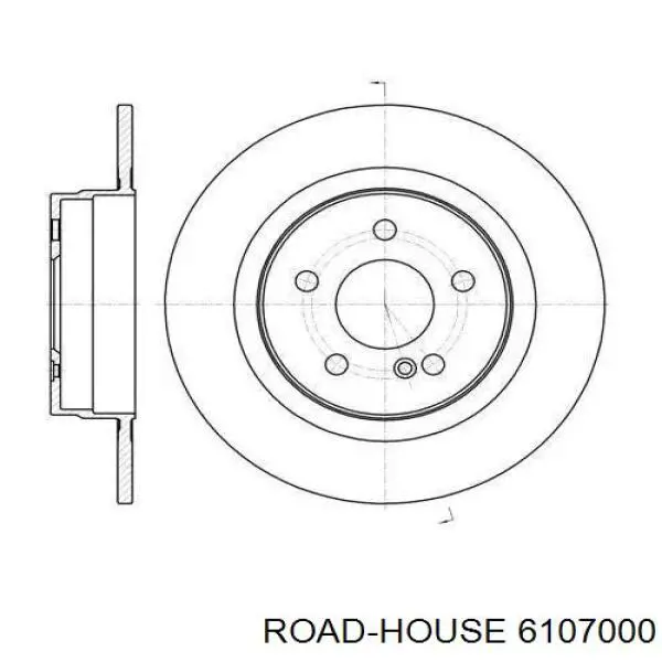 Тормозные диски 6107000 Road House