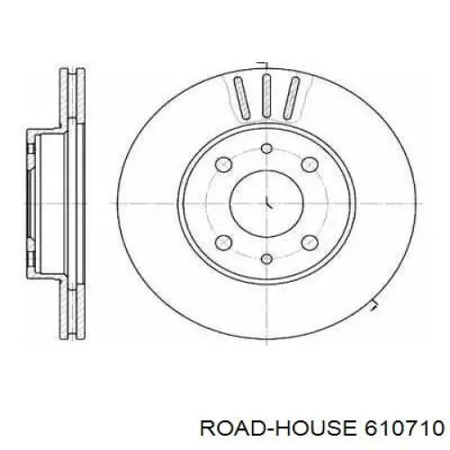 Передние тормозные диски 610710 Road House