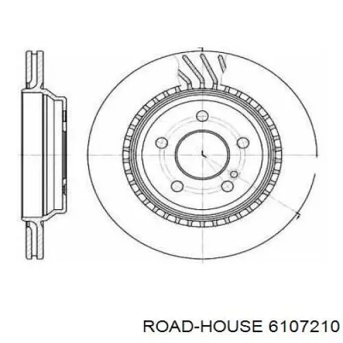 6107210 Road House тормозные диски