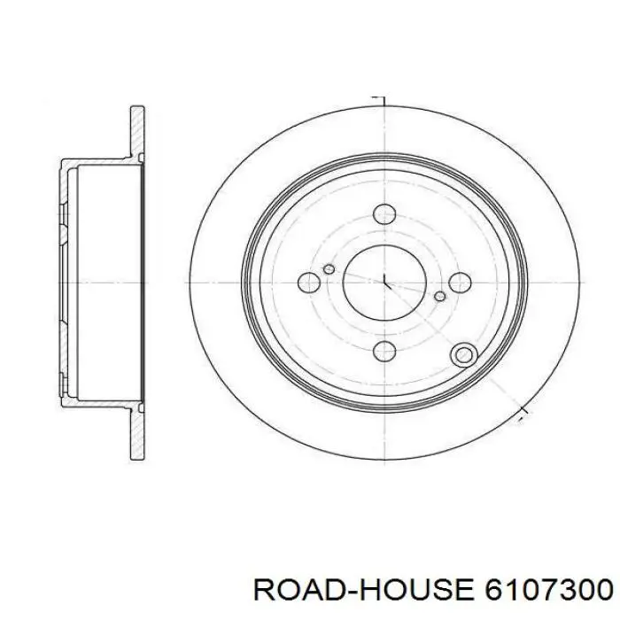 6107300 Road House тормозные диски