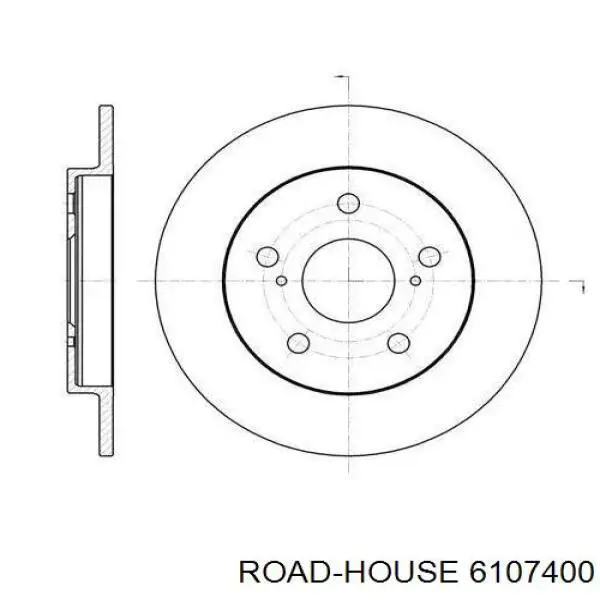 Тормозные диски 6107400 Road House