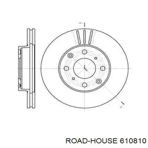 Передние тормозные диски 610810 Road House