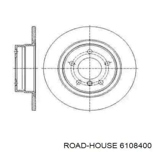 Тормозные диски 6108400 Road House