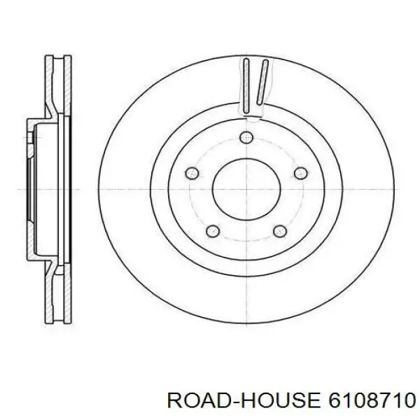 61087.10 Road House диск тормозной передний