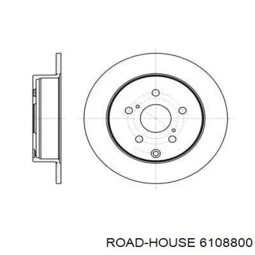 Тормозные диски 6108800 Road House