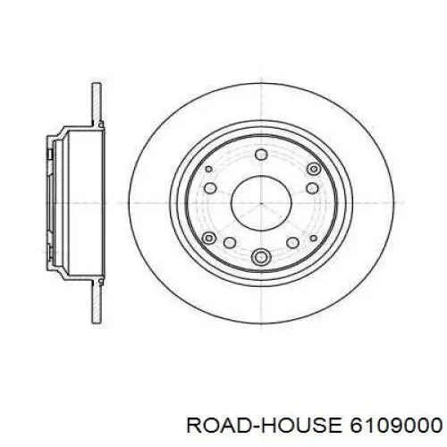 Тормозные диски 6109000 Road House