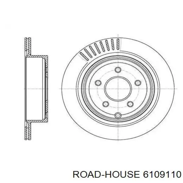 Тормозные диски 6109110 Road House