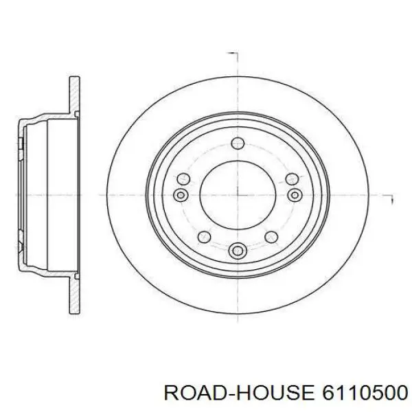 61105.00 Road House тормозные диски