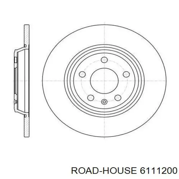 Тормозные диски 6111200 Road House