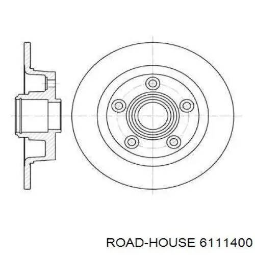 Тормозные диски 6111400 Road House