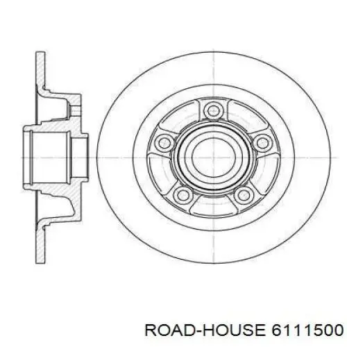 Тормозные диски 6111500 Road House