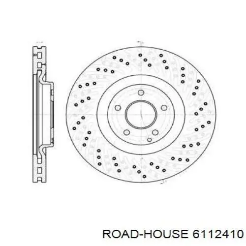 Передние тормозные диски 6112410 Road House