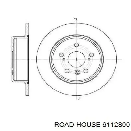 Тормозные диски 6112800 Road House