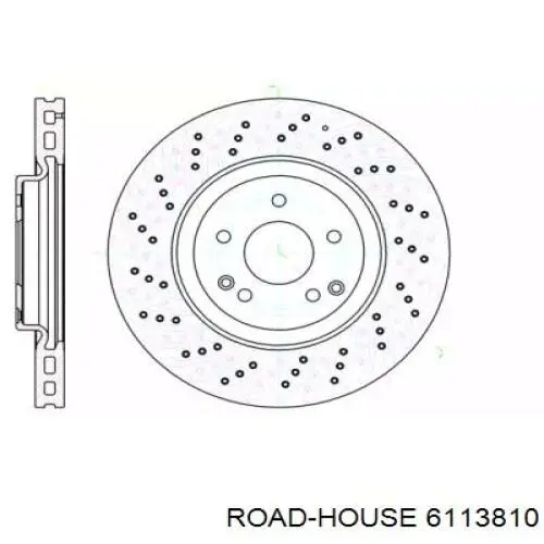 Передние тормозные диски 6113810 Road House