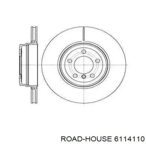 Тормозные диски 6114110 Road House