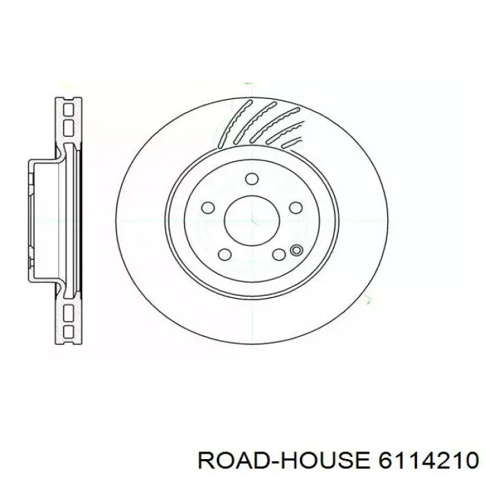 Передние тормозные диски 6114210 Road House