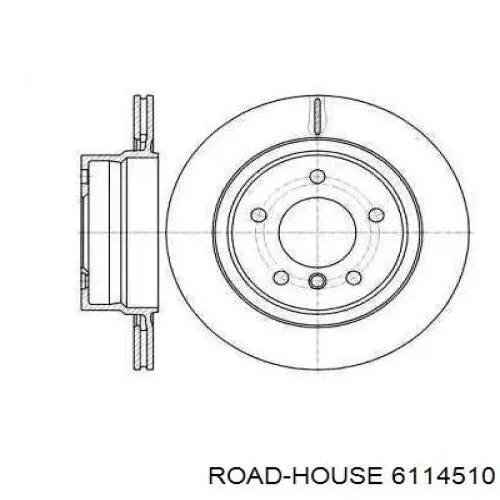 Тормозные диски 6114510 Road House