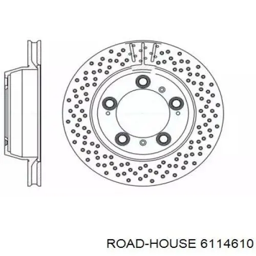 Тормозные диски 6114610 Road House