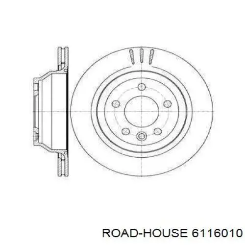 Тормозные диски 6116010 Road House