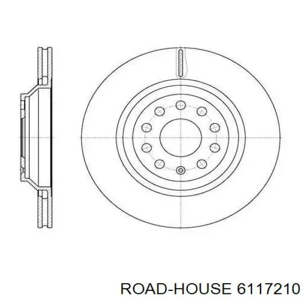 61172.10 Road House тормозные диски
