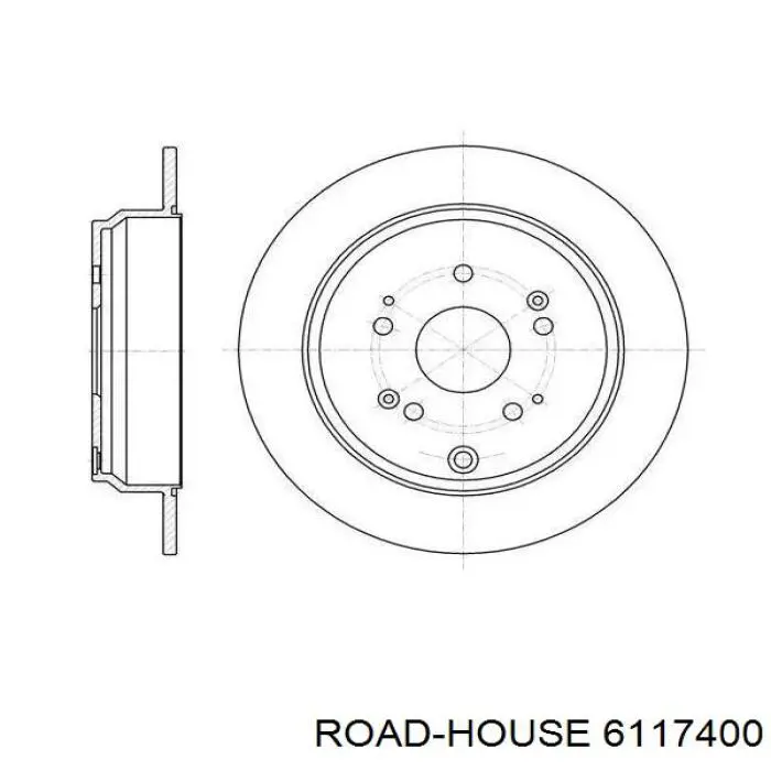 61174.00 Road House тормозные диски