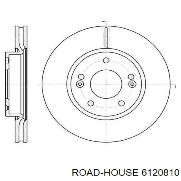61208.10 Road House тормозные диски