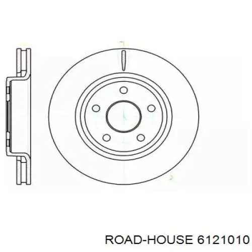 Передние тормозные диски 6121010 Road House