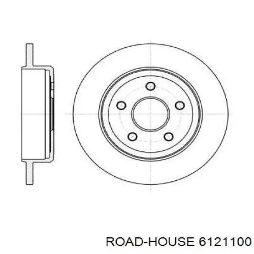 Тормозные диски 6121100 Road House