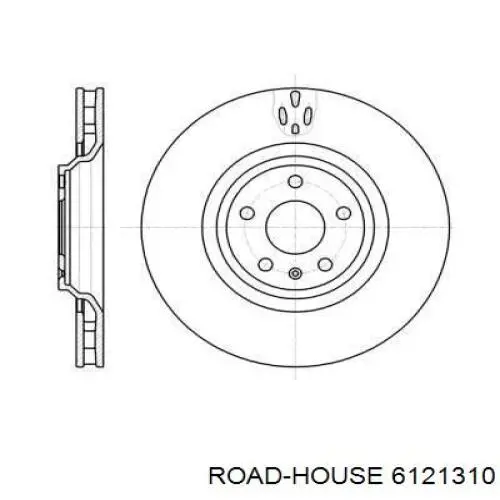 Передние тормозные диски 6121310 Road House