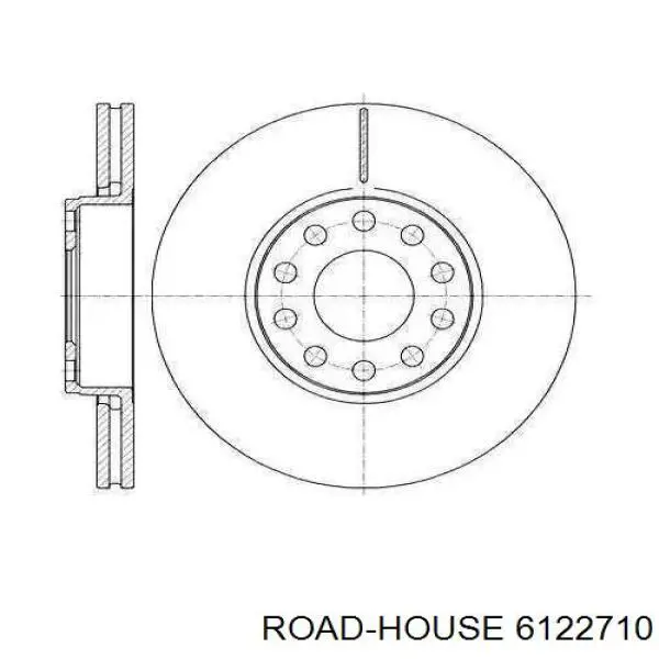 Передние тормозные диски 6122710 Road House