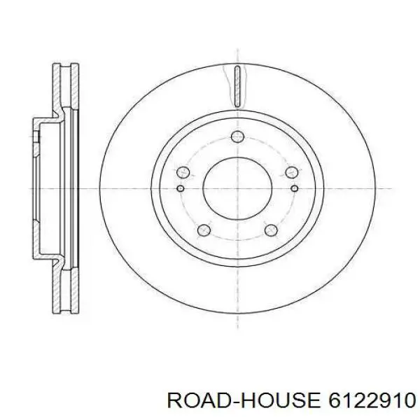 Передние тормозные диски 6122910 Road House