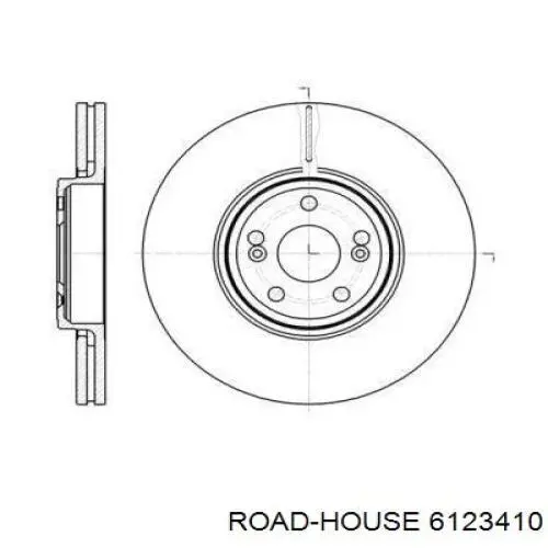 Disco do freio dianteiro Road House 6123410 preço, a partir de 80,37 USD