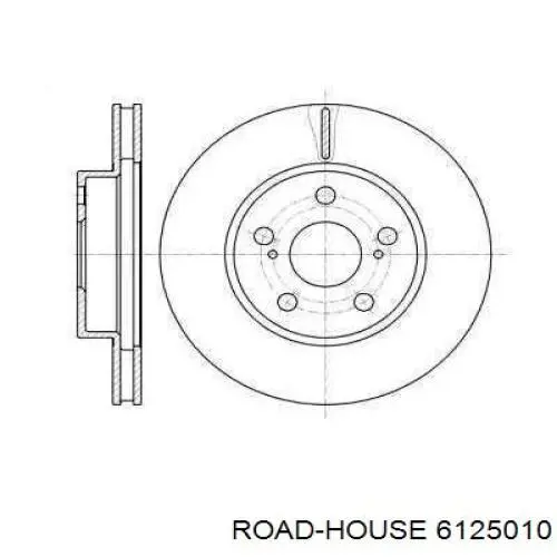 Передние тормозные диски 6125010 Road House